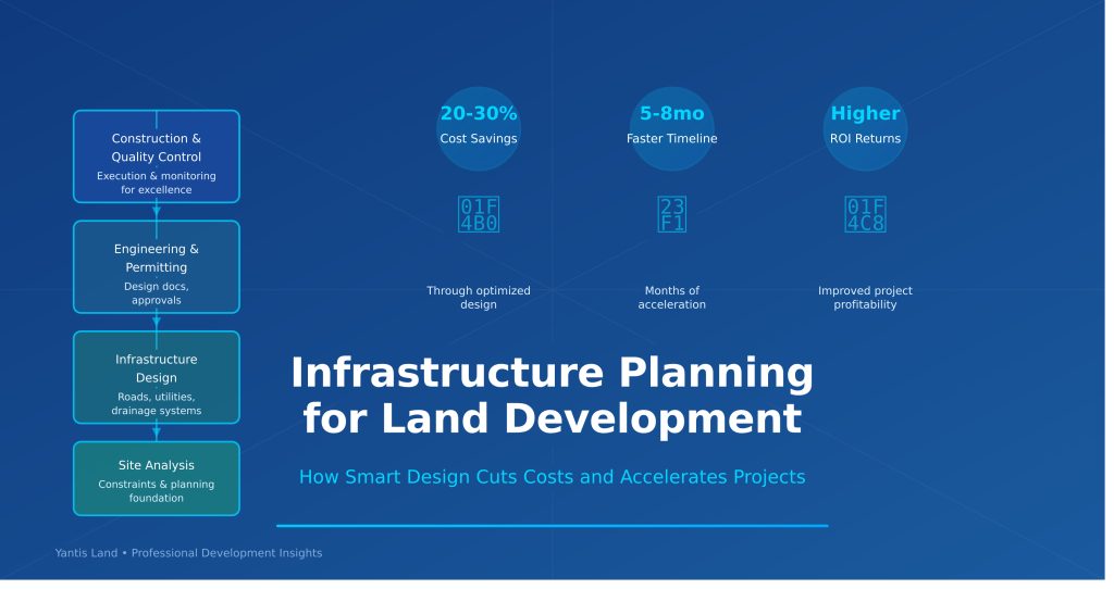 Infrastructure Planning for Land Development: How Smart Design Cuts Costs and Accelerates Projects