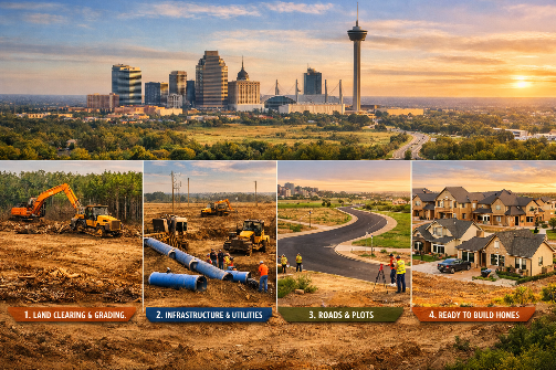 From Raw Acreage to Ready-to-Build: The Land Development Process in San Antonio, Texas